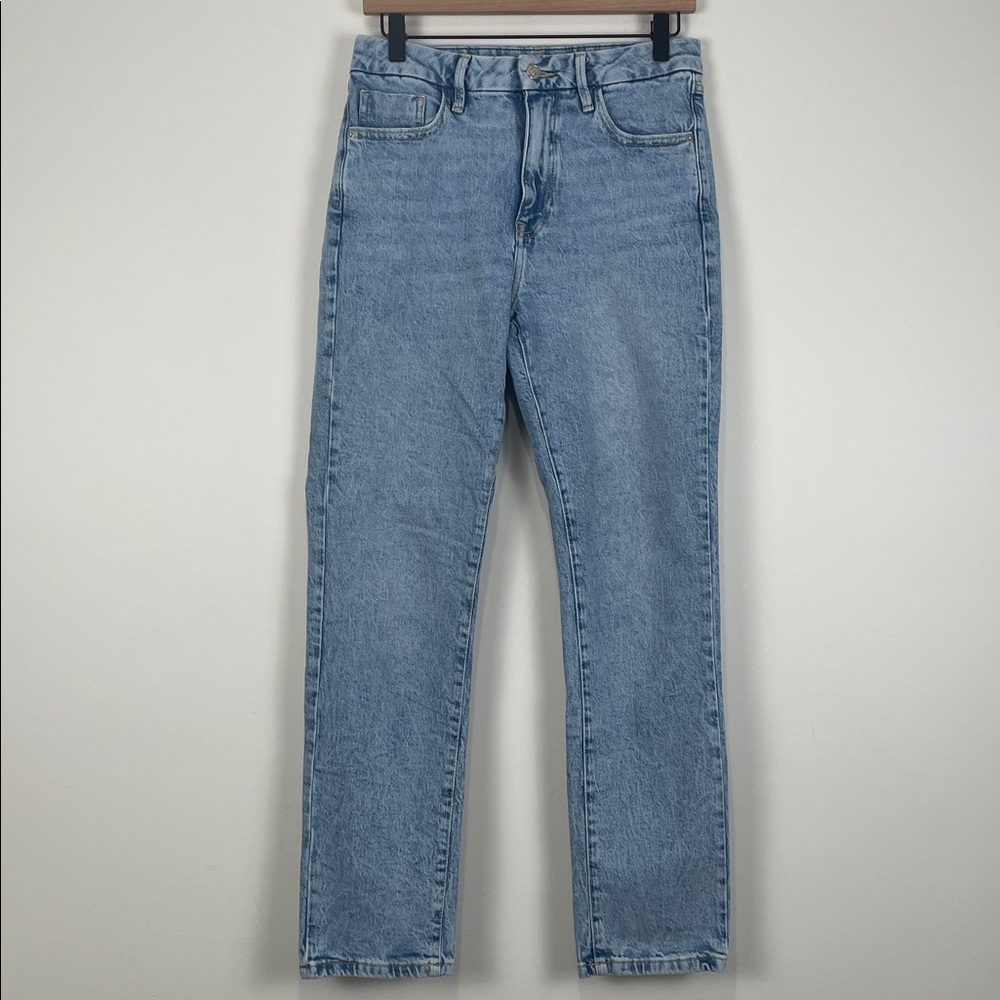 Forever 21 Light Wash Jeans Women’s 27 Curved Straight Stretch Curvy Denim